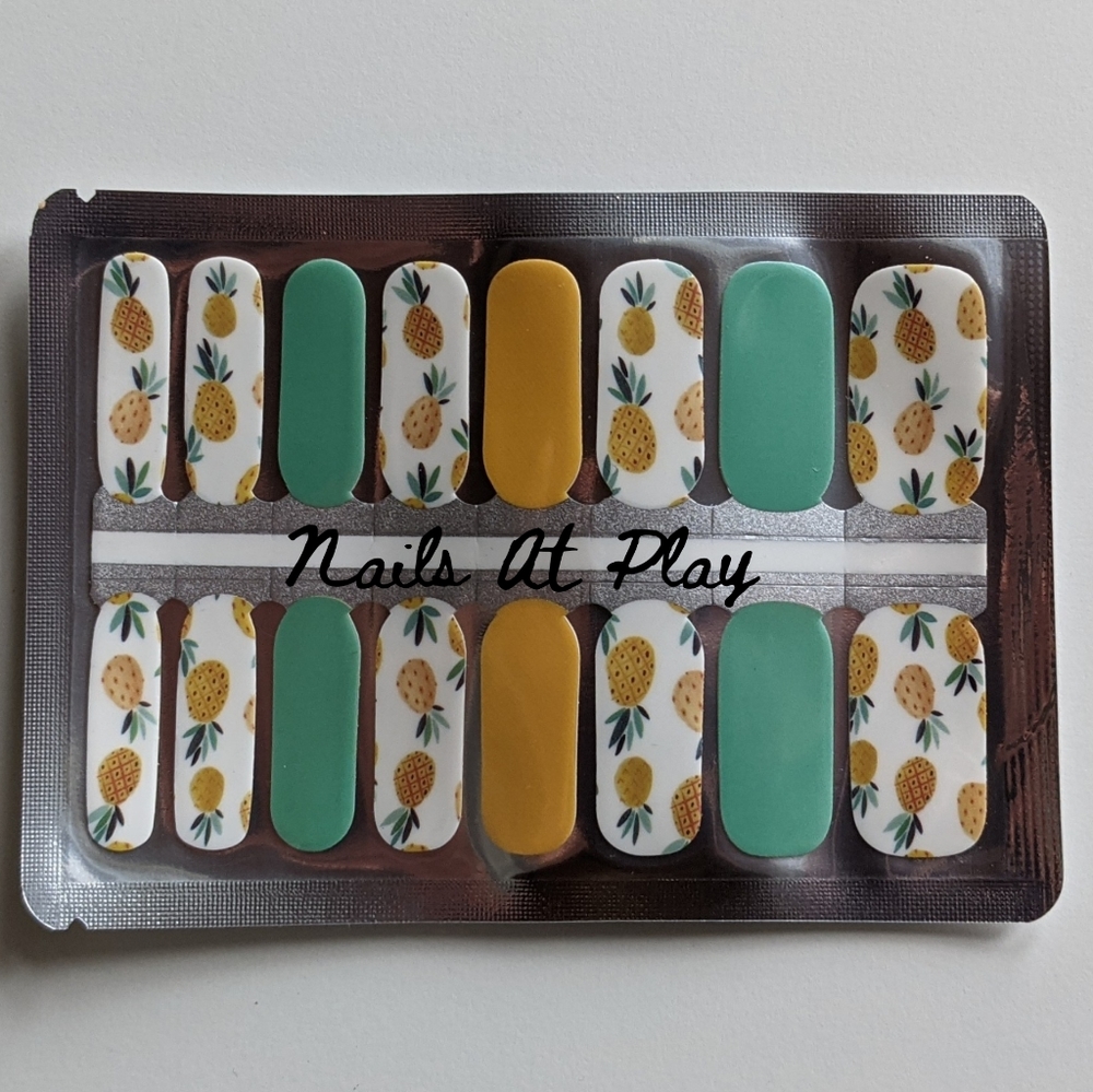 5 for $20 Nail Wraps- Pineapple At Play